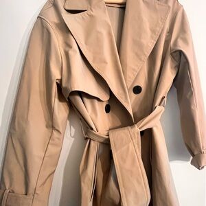 Zara Beige Trench Coat with Belt